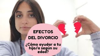 Consecuencias del divorcio en los niños y cómo ayudarles según su edad [upl. by Acihsay688]