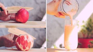 How to make Nectarine Grapefruit Smoothie  Smoothie Easy Recipe [upl. by Eaver841]