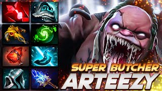 Arteezy Pudge Super Butcher  Dota 2 Pro Gameplay Watch amp Learn [upl. by Haneehs]