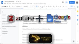 2 Using Zotero to add citation in a Google Doc [upl. by Jeconiah]