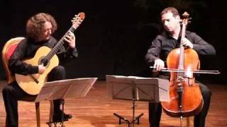 R Bellafronte Suite No 1 for cello and guitar  IllarionovAndrianov [upl. by Aidin]