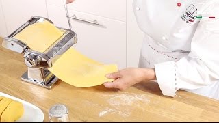 Homemade fresh pasta with Marcato Atlas 150 Classic  Video tutorial [upl. by Myranda397]