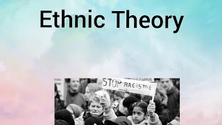 Ethnic Theory Criminology Schools Of Criminology [upl. by Valma]