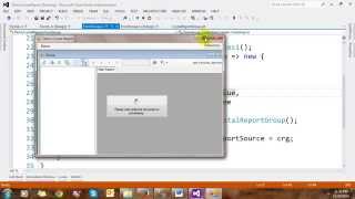 Crystal Report in C Windows Application [upl. by Morgenthaler808]