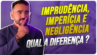 IMPRUDÊNCIA NEGLIGÊNCIA E IMPERÍCIA NA ENFERMAGEM  QUAL A DIFERENÇA [upl. by Asiek]