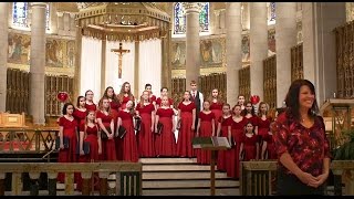 Conspirare Youth Choirs at SteAnnedeBeaupré Quebec [upl. by Nitnilc257]