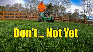 When to Aerate Your Lawn Spring 2024 [upl. by Ahseinod]