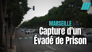 Marseille Un Évadé de Prison Arrêté Après une Fuite Frénétique [upl. by Natanoj4]