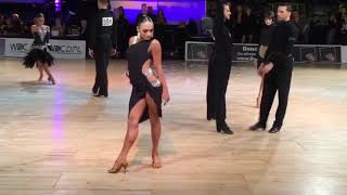 Salvo Sinardi amp Viktoria Kharchenko RUMBA DUCH OPEN  Assen 2018 [upl. by Neffets]