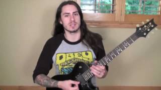 AS I LAY DYING Guitar Lesson for PlayThisRiffcom [upl. by Cletis]