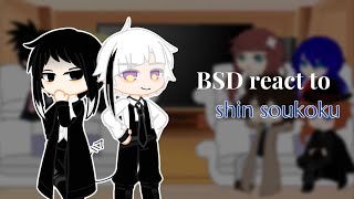 BSD react to shin soukoku  Akutagawa X Atsushi  SSKK [upl. by Vandyke636]