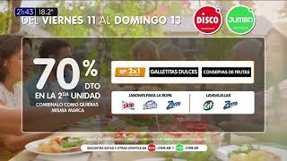 Publicidad DISCO JUMBO Descuentos y ofertas Supermercados Cencosud Argentina  Febrero 2022 [upl. by Crescentia]