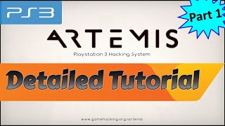 PS3 Tutorial  Artemis Cheat Tool pt1  super detailed quothow toquot on everything artemis [upl. by Einotna]