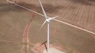 Hornsdale wind farm and Tesla battery mid north South Australia [upl. by Atelokin]