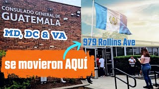 Nueva Dirección del Consulado de Guatemala 🇬🇹🇺🇸 Rockville Maryland [upl. by Nari179]