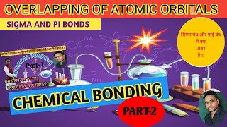 Sigma and Pi bonds overlapping of atomic orbitals difference between sigma and pi bonds [upl. by De]