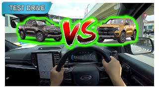 Ford Ranger Platinum amp Everest Wildtrak 20L BiTurbo  Malaysia POV Test Drive CC Subtitle [upl. by Foote]