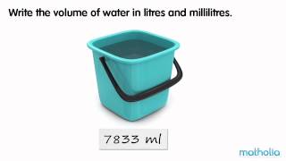 Converting Millilitres to Litres and Millilitres [upl. by Billye]