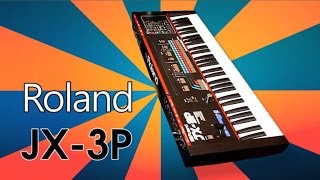 ROLAND JX3P Analog Synthesizer 1983  NEW PATCHES  HD DEMO [upl. by Kesley]