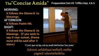 JEWISH PRAYER Amida translated amp transliterated [upl. by Judie460]