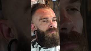 Rugged Viking Haircut amp Beard Trim Which Hair Do You Prefer Long Or Short shorts [upl. by Croix]