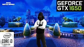 GTX 1650  i3 10100F  Fortnite Chapter 5  Season 1 [upl. by Parcel680]