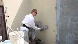 How to apply new stucco over a painted surface [upl. by Leonteen]