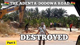 Works starts at the Adenta  Dodowa Road expansion [upl. by Neerol]