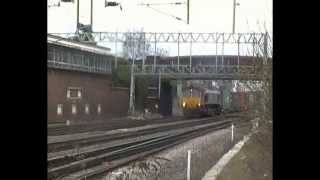 GBRF Class 66 66701 4L18 Passing Stafford 22nd February 2013 [upl. by Buxton]