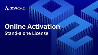 Online Activation Standalone License  ZWCAD Activation Tutorial [upl. by Medeah]