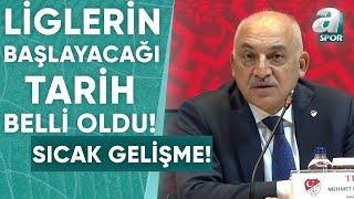 TFF Başkanı Mehmet Büyükekşi Liglerin Ne Zaman Devam Edeceğini Açıkladı  A Spor  Gün Ortası [upl. by Hendrika]