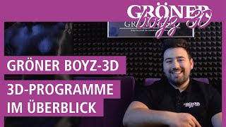 GRÖNER  3DProgramme im Überblick  GRÖNER BOYZ3D [upl. by The]