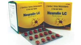 Neuroliv LC Tablets LCarnitine LTartrate Methylcobalamin amp Folic Acid Tablets [upl. by Spark183]