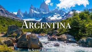 Argentina 4K  Scenic Relaxation Film With Calming Music [upl. by Quita]