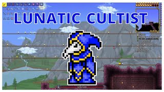 Lunatic Cultist Boss Fight  Terraria  Master Mode [upl. by Najram]