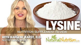 Lysine Essential Amino Acid Supplements  Professional Supplement Review  National Nutrition Canada [upl. by Lhadnek939]