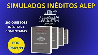 SIMULADOS INÉDITOS  ALEP Legislação Específica [upl. by Venator835]