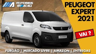 Novo Peugeot Expert 2021 furgão  Amazon  Mercado Livre  Entregas  Encara [upl. by Vikky]