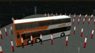 mm2 tour 092 LW Alexander Dennis 8401  Driver Test City [upl. by Annavoeg]