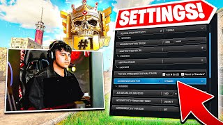 1 WARZONE PRO  BEST SETTINGS [upl. by Loralyn]