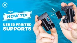 How To 3D Print Using Supports  3D Printing Guide [upl. by Roberts765]