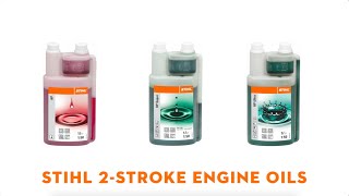 STIHL 2 Stroke Engine Oil  Fuels and Lubricants  STIHL GB [upl. by Strander784]