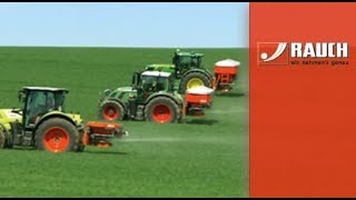 AXIS2  Fertiliser spreaders in action english  Rauch Landmaschinenfabrik GmbH [upl. by Ihtak516]