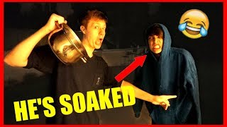 SURPRISE WATER REVENGE PRANK ON MY ROOMMATE [upl. by Anelegna]