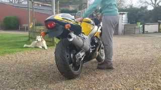 1999 Suzuki gsxr 600 SRAD with Leo Vince exhaust [upl. by Orteip923]