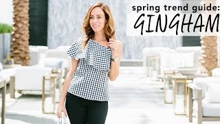 How to Wear GINGHAM I Spring Trend Guide [upl. by Alahs933]