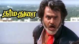 Dharmadurai  Dharmadurai Movie scenes  climax  Rajini rescues his brothers  Rajini Mass scene [upl. by Newby]