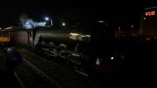 60103 Flying Scotsman in Blackburn 06th February 2016 4k [upl. by Burris]