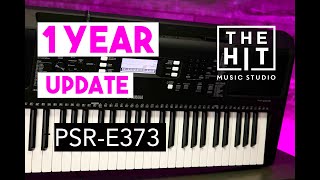 Best Piano for a beginner Yamaha PSR E373  1 Year Update Review [upl. by Yekram612]