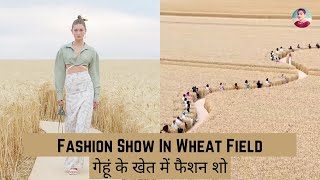 Jacquemus Fashion Show in Wheat Field lamour [upl. by Akinyt784]